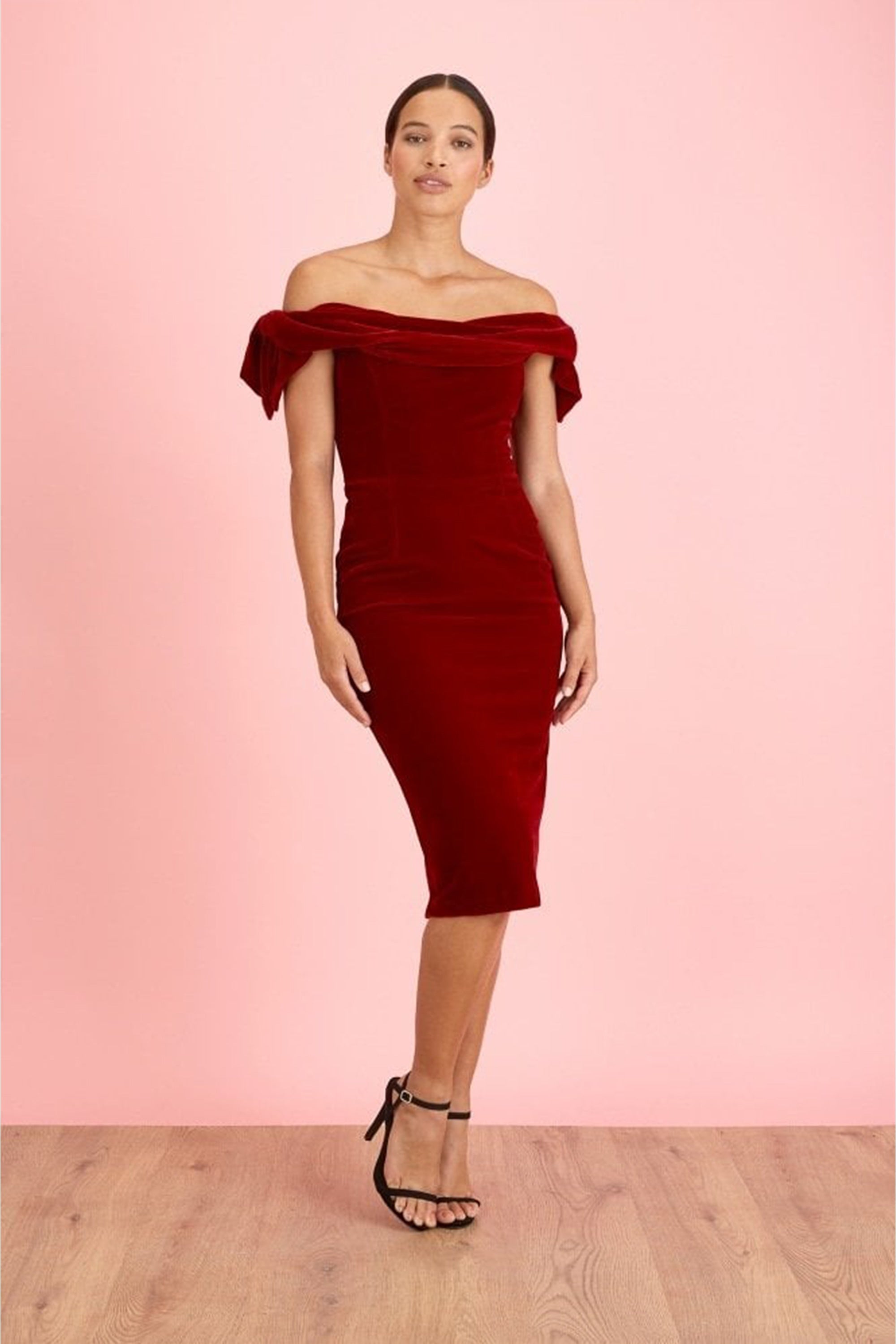 Tilly Velvet Pencil Dress