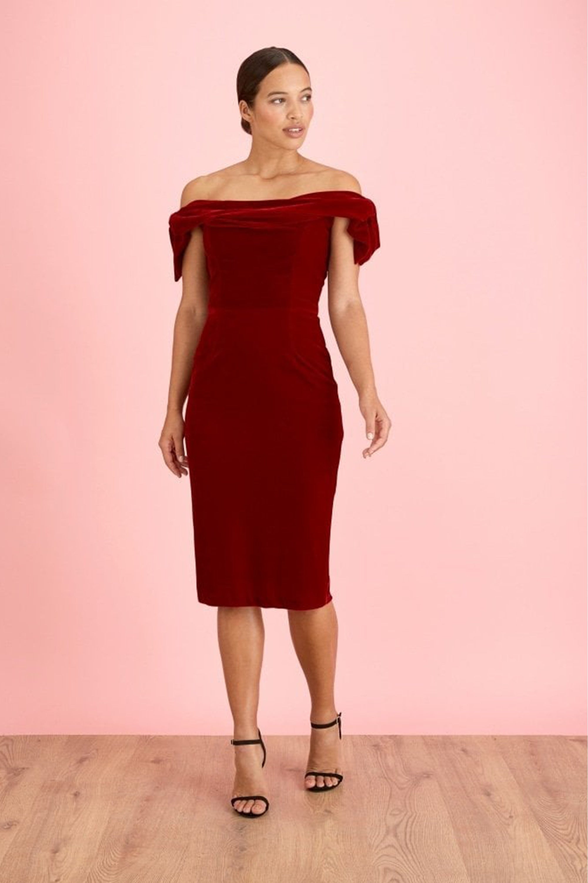 Tilly Velvet Pencil Dress