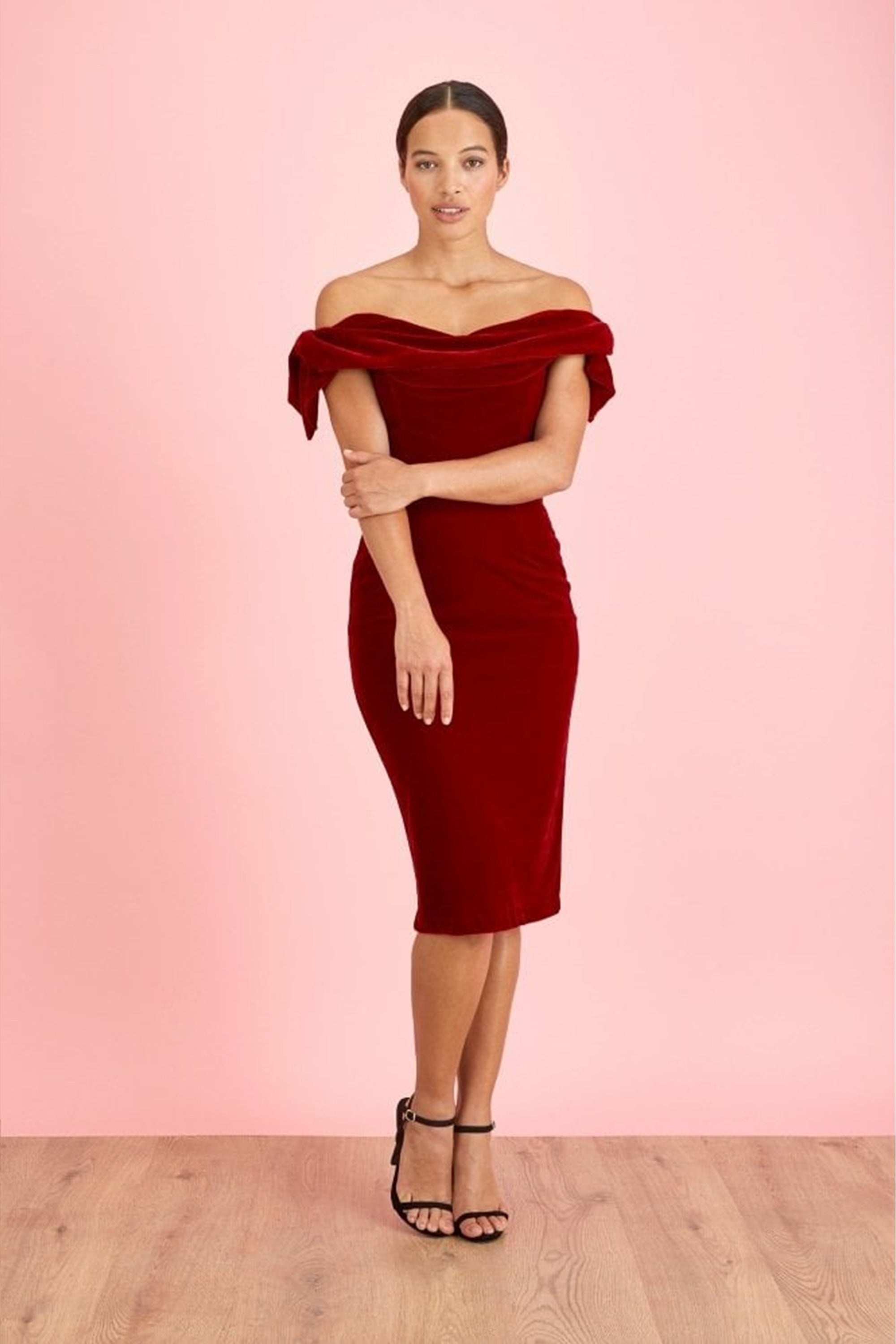 Tilly Velvet Pencil Dress