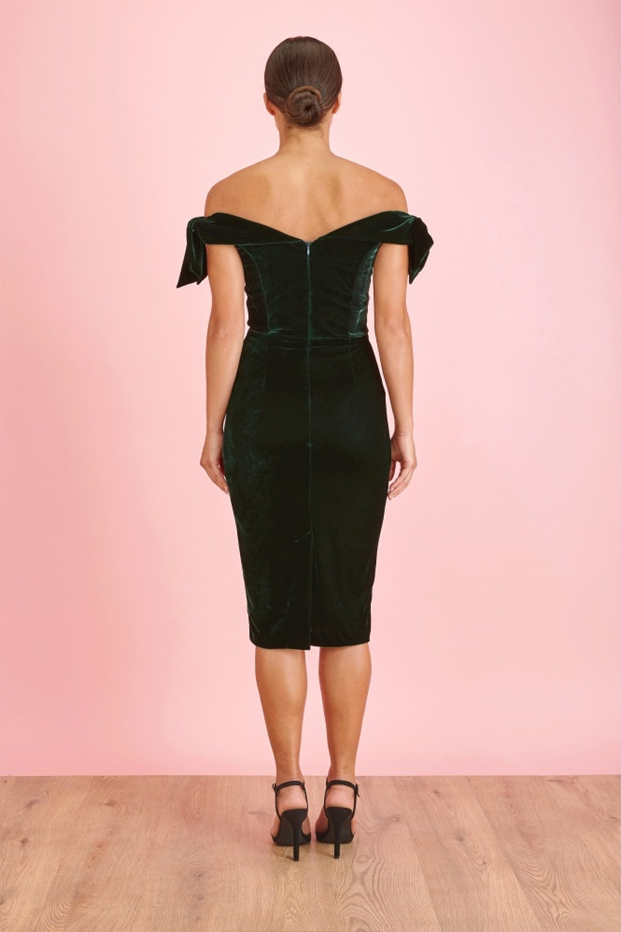 Tilly Velvet Pencil Dress – The Pretty Dress Company