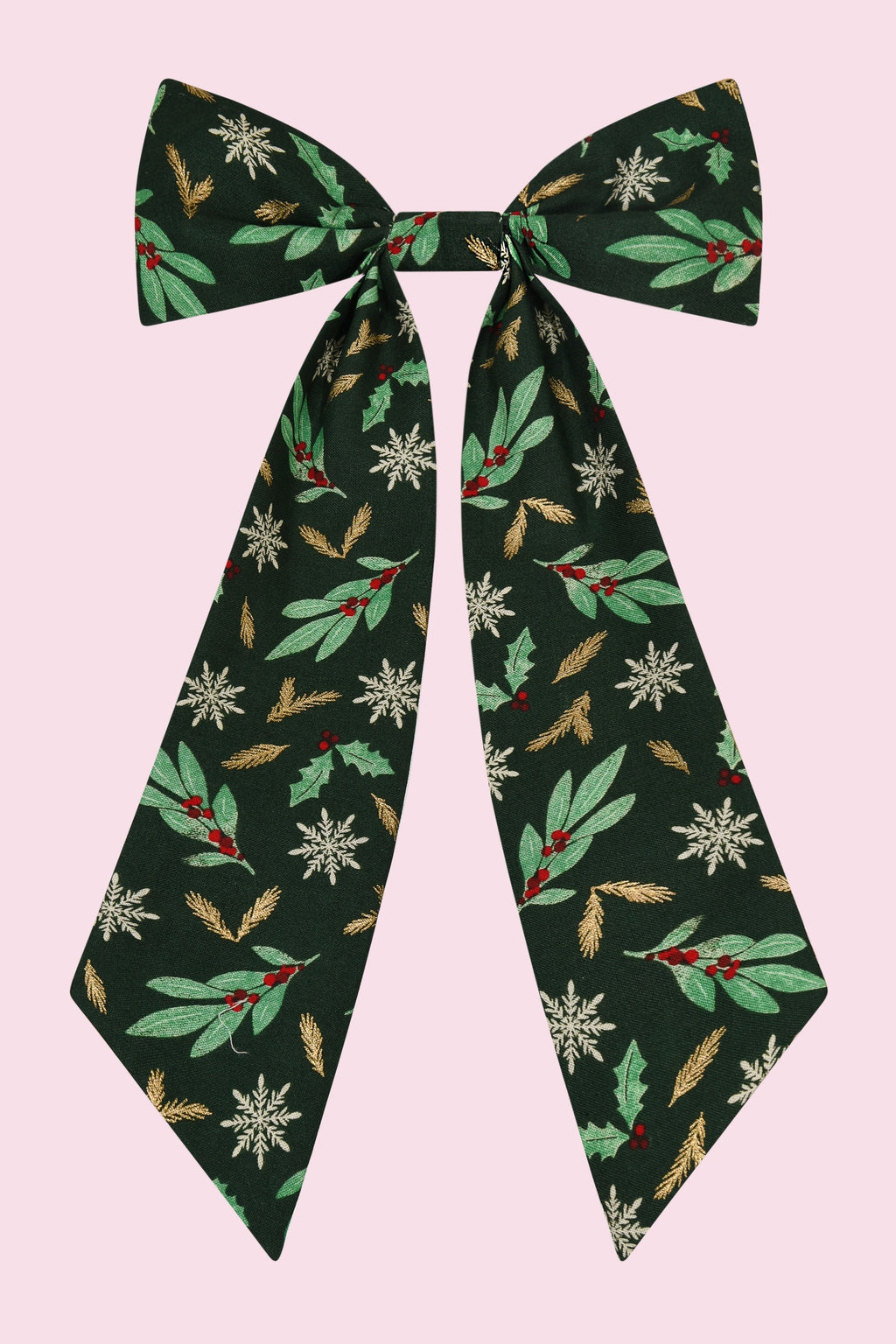Large Vintage Festive Hair Bow