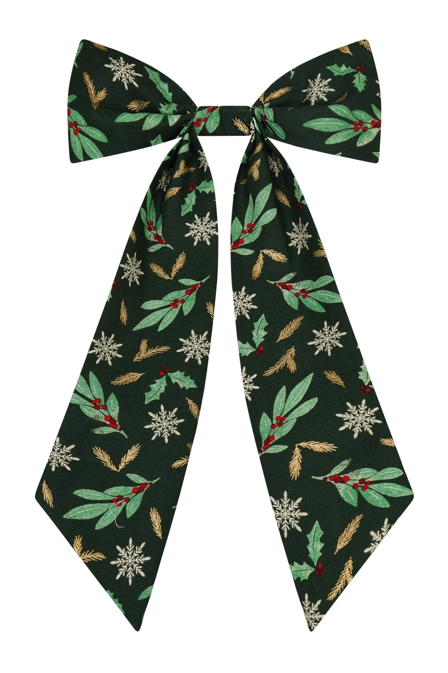 Large Vintage Festive Hair Bow