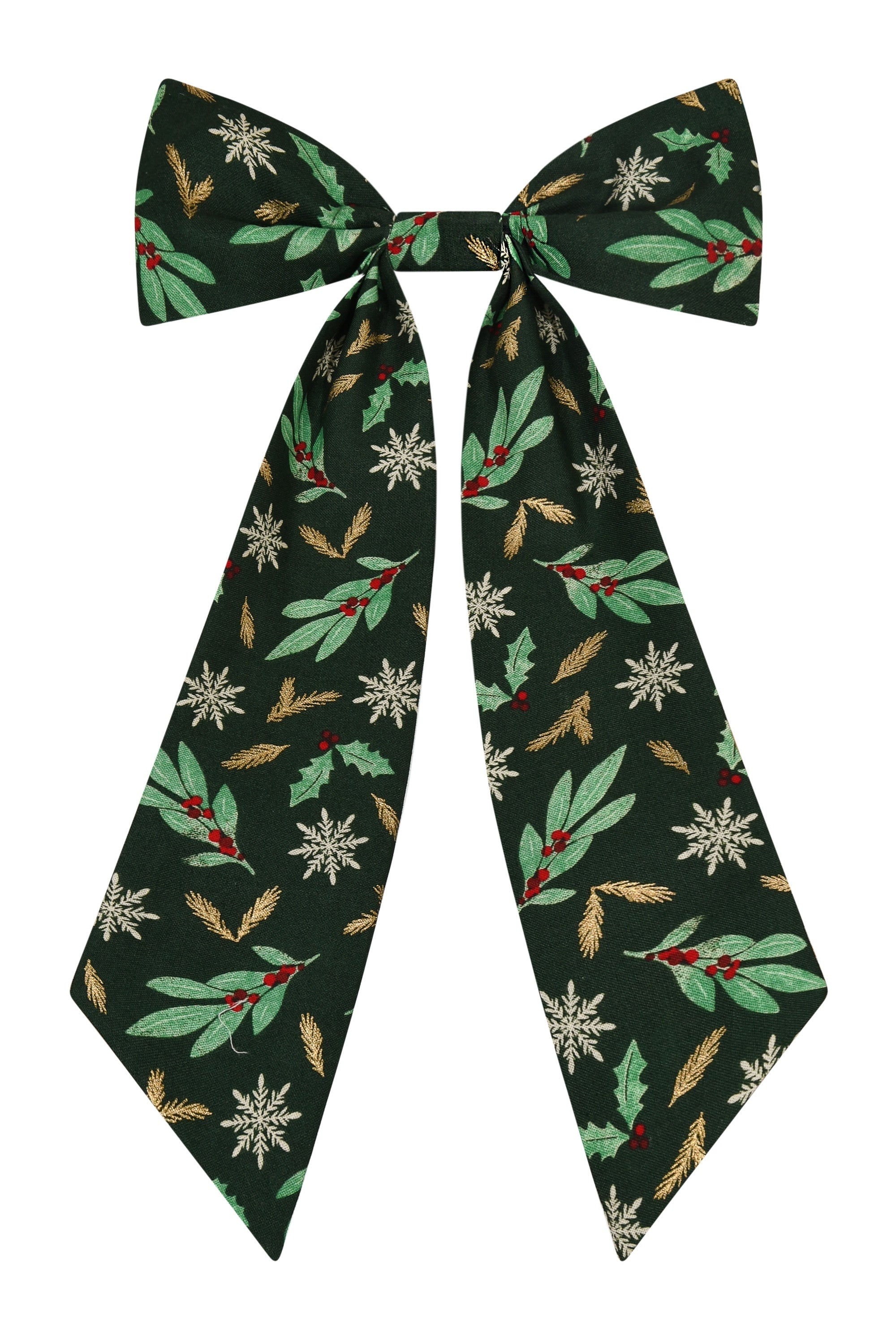 Large Vintage Festive Hair Bow