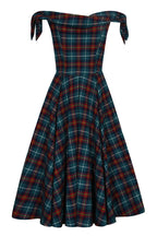 Tilly Tartan Off The Shoulder Prom Dress
