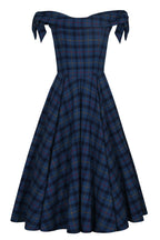 Tilly Tartan Off The Shoulder Prom Dress