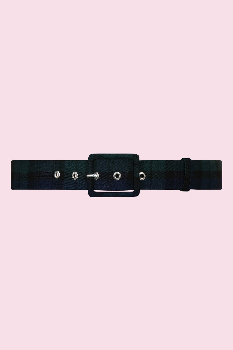 TPDC Tartan Belt - Forest Green