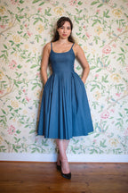 Priscilla Denim Midi Dress