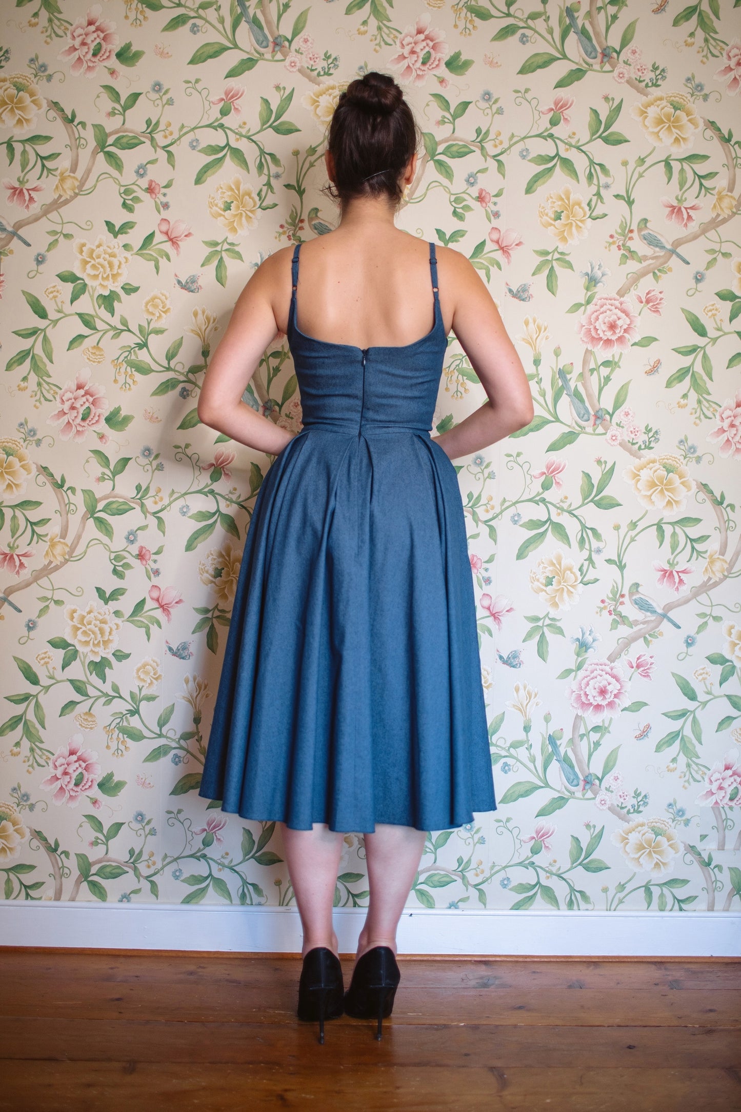 Priscilla Denim Midi Dress