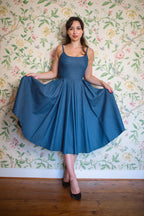 Priscilla Denim Midi Dress