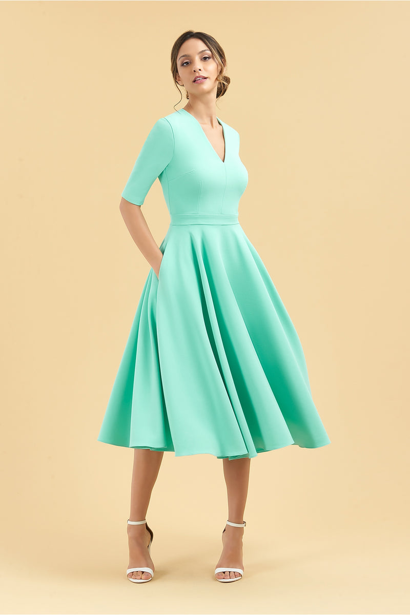 Myla Midi Dress - Mint