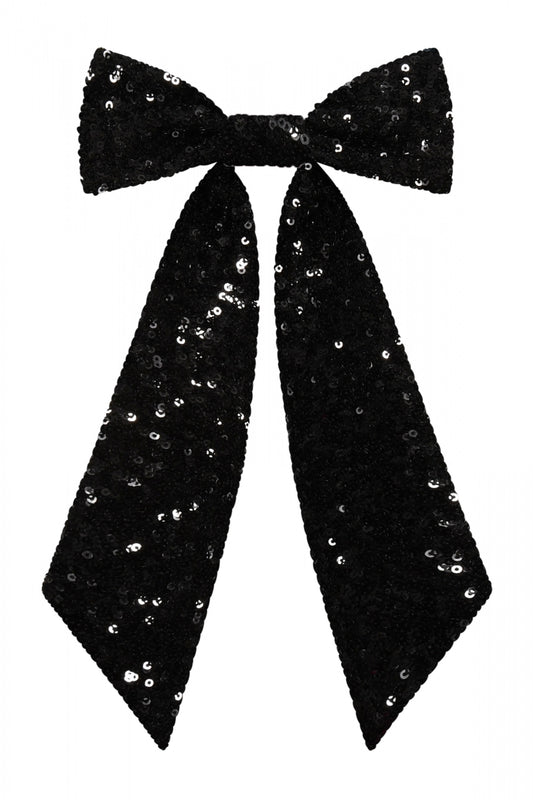 Large Sequin Hair Bow