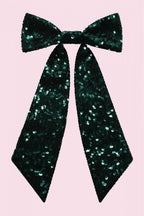 Large Sequin Hair Bow