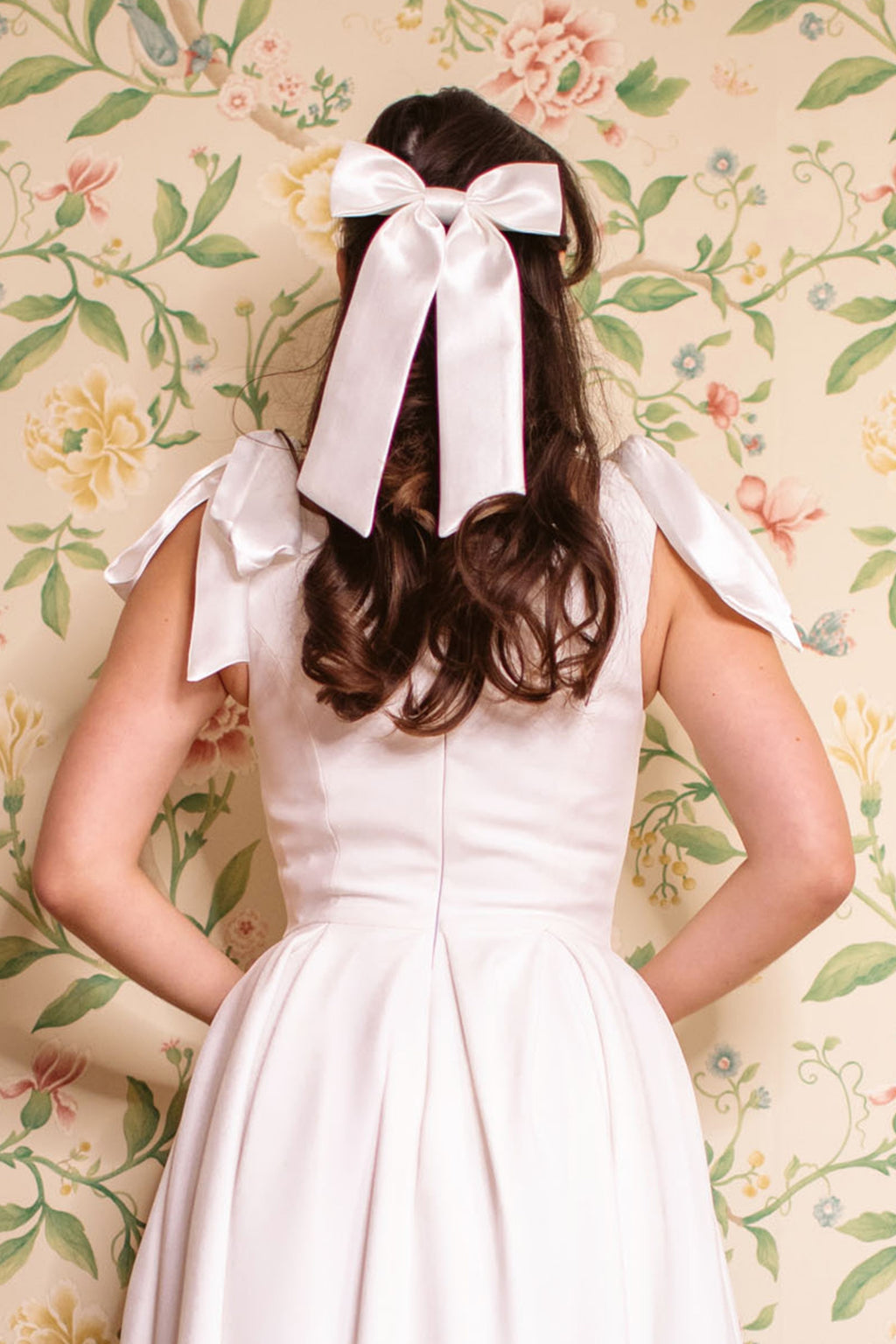 Large Satin Hair Bow