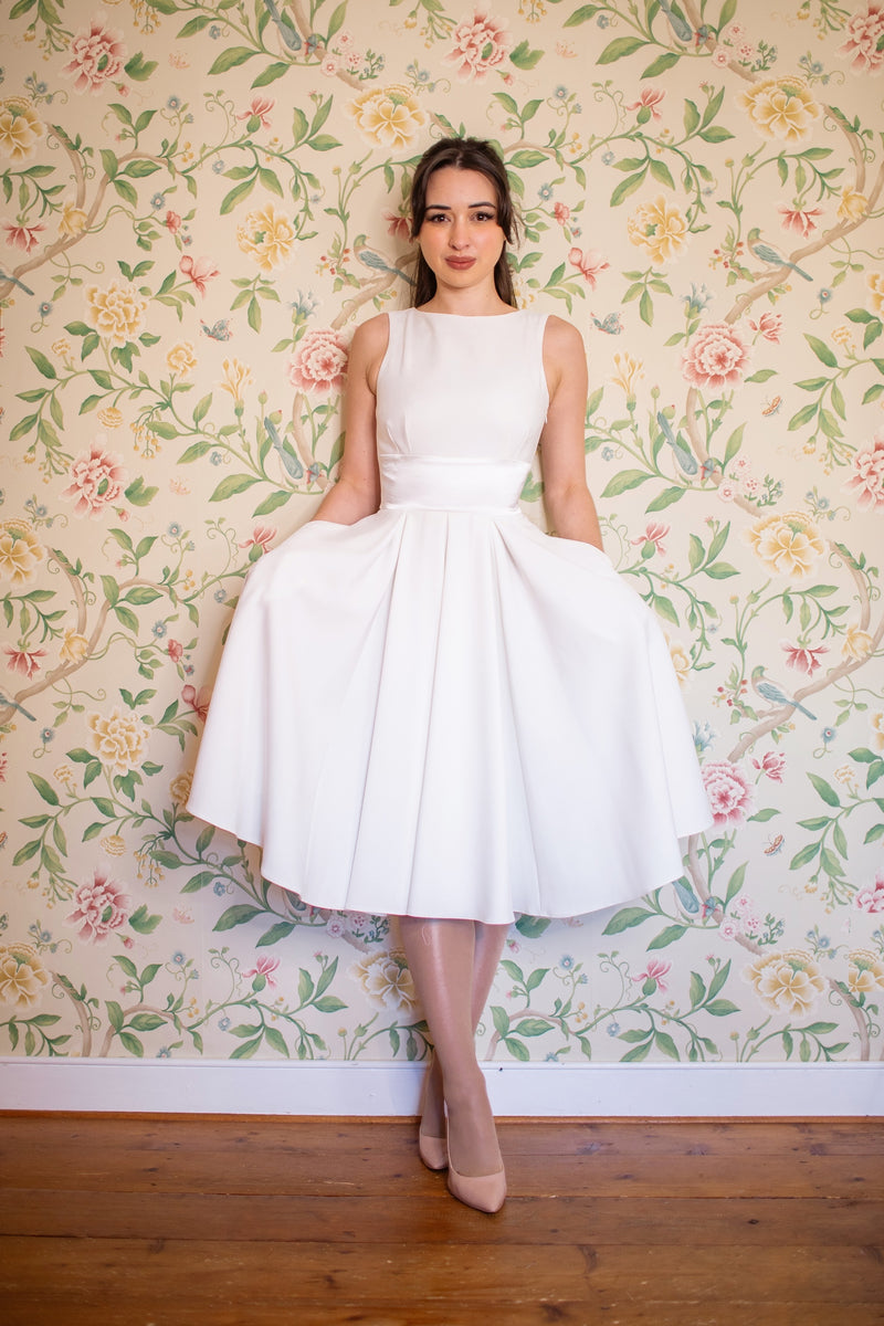 Riviera Signature Swing Dress - Ivory