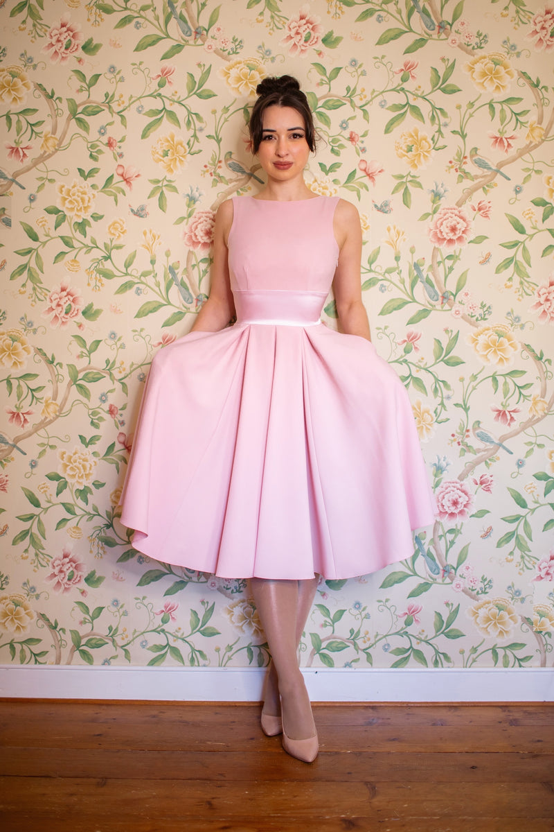 Riviera Signature Swing Dress - Pale Pink