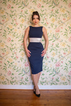 Riviera Contrast Pencil Dress