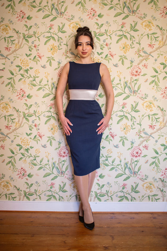 Riviera Contrast Pencil Dress