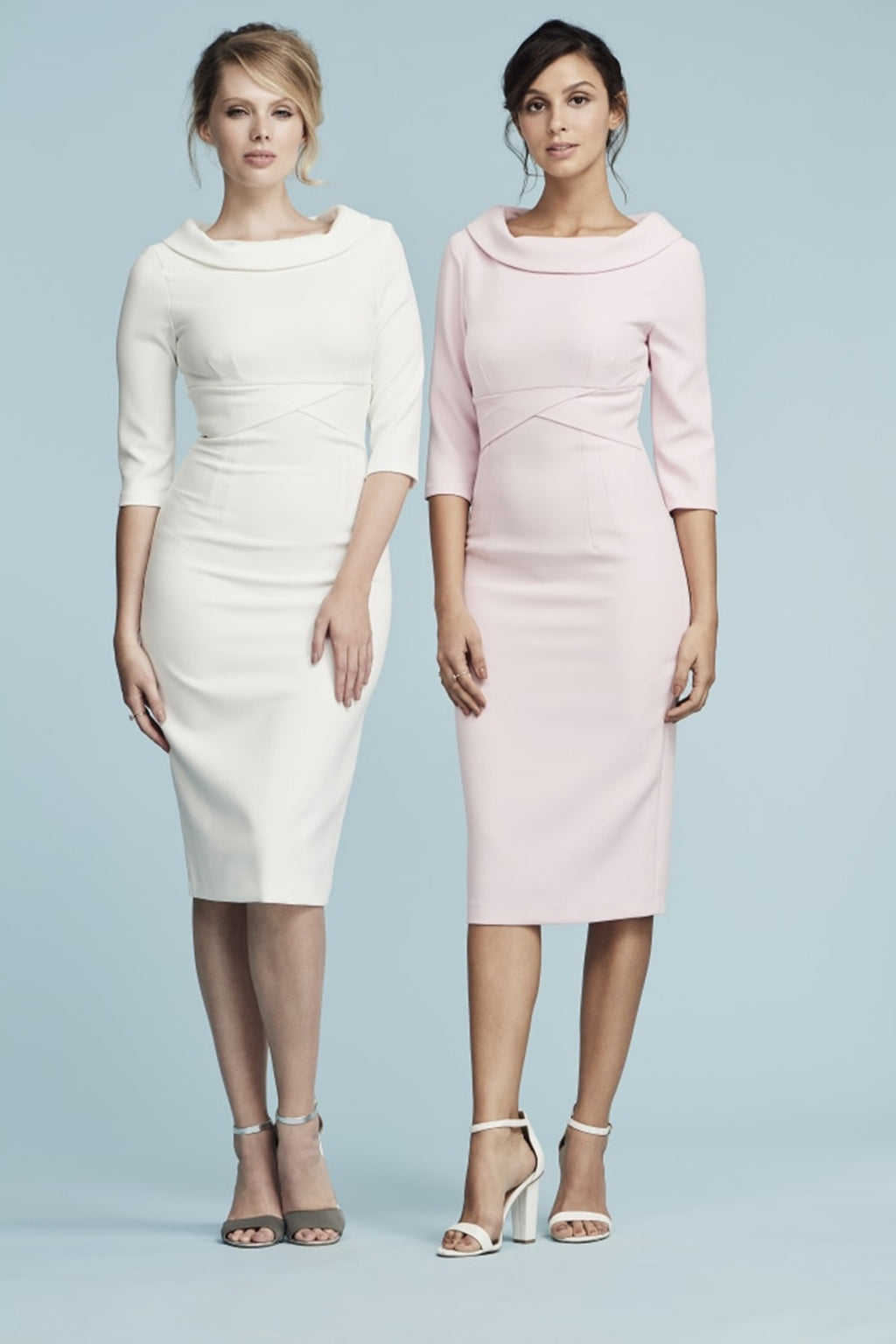 Kennedy Roll Collar Pencil Dress