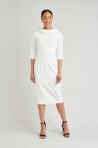 Kennedy Roll Collar Pencil Dress
