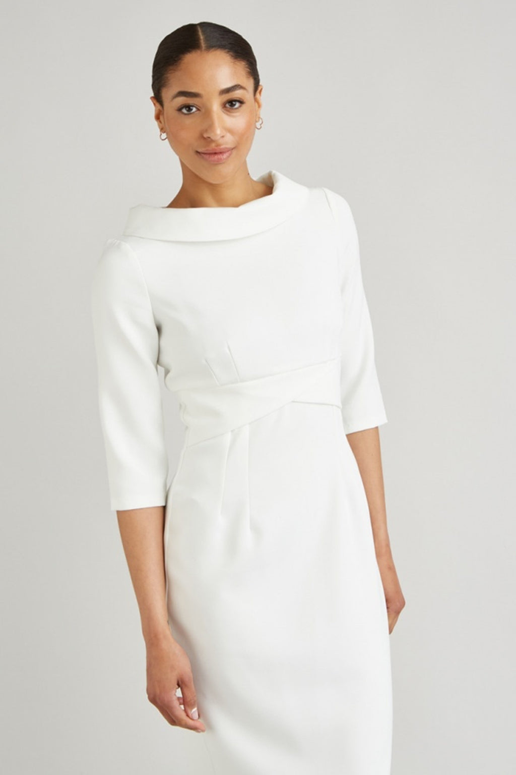 Kennedy Roll Collar Pencil Dress