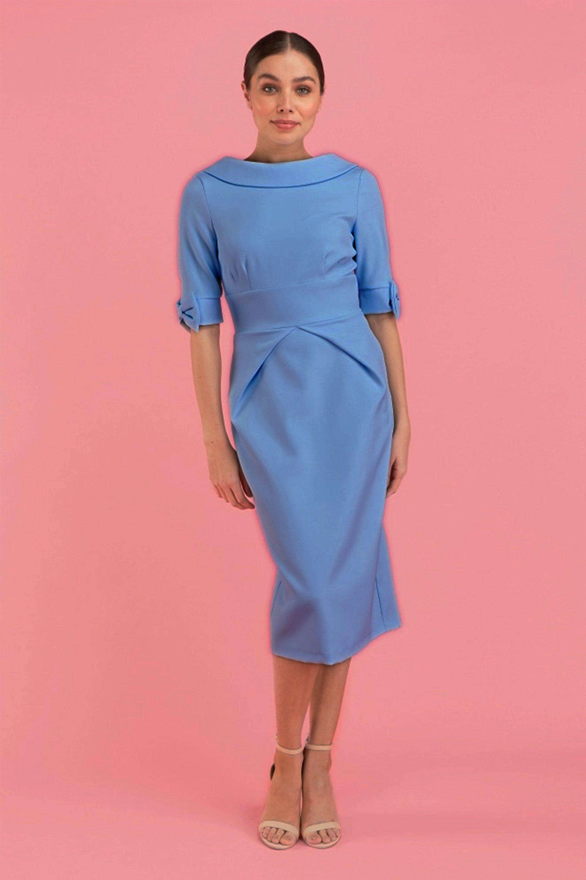 Hollywood Pencil Dress - 8 / Berry Hollywood Pencil Dress - 8 / Berry