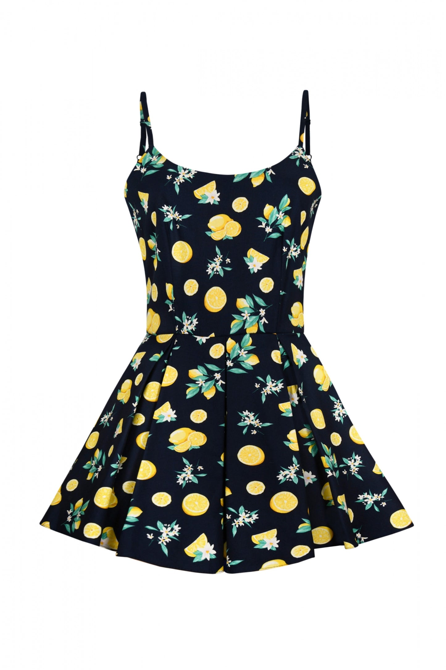 Priscilla Lemon Print Playsuit