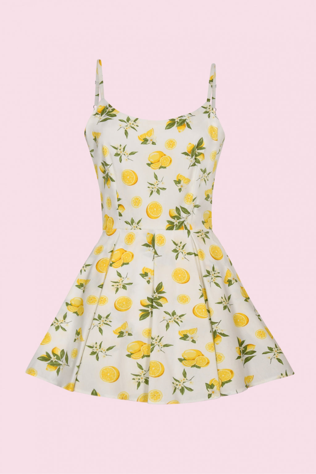 Priscilla Lemon Print Playsuit