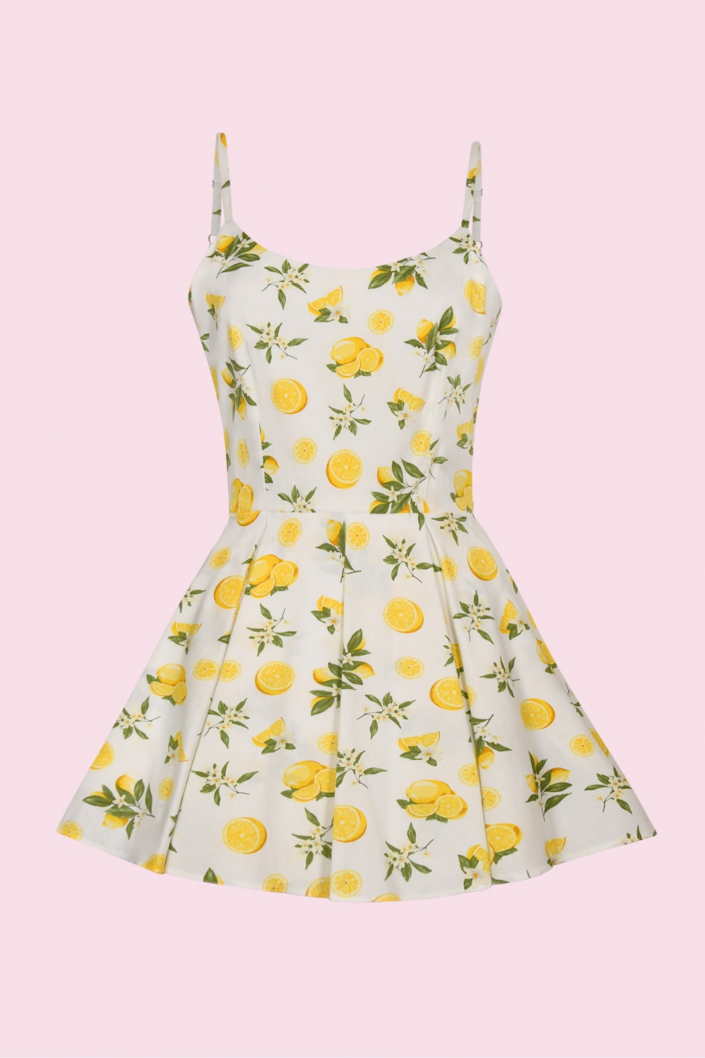 Priscilla Lemon Print Playsuit