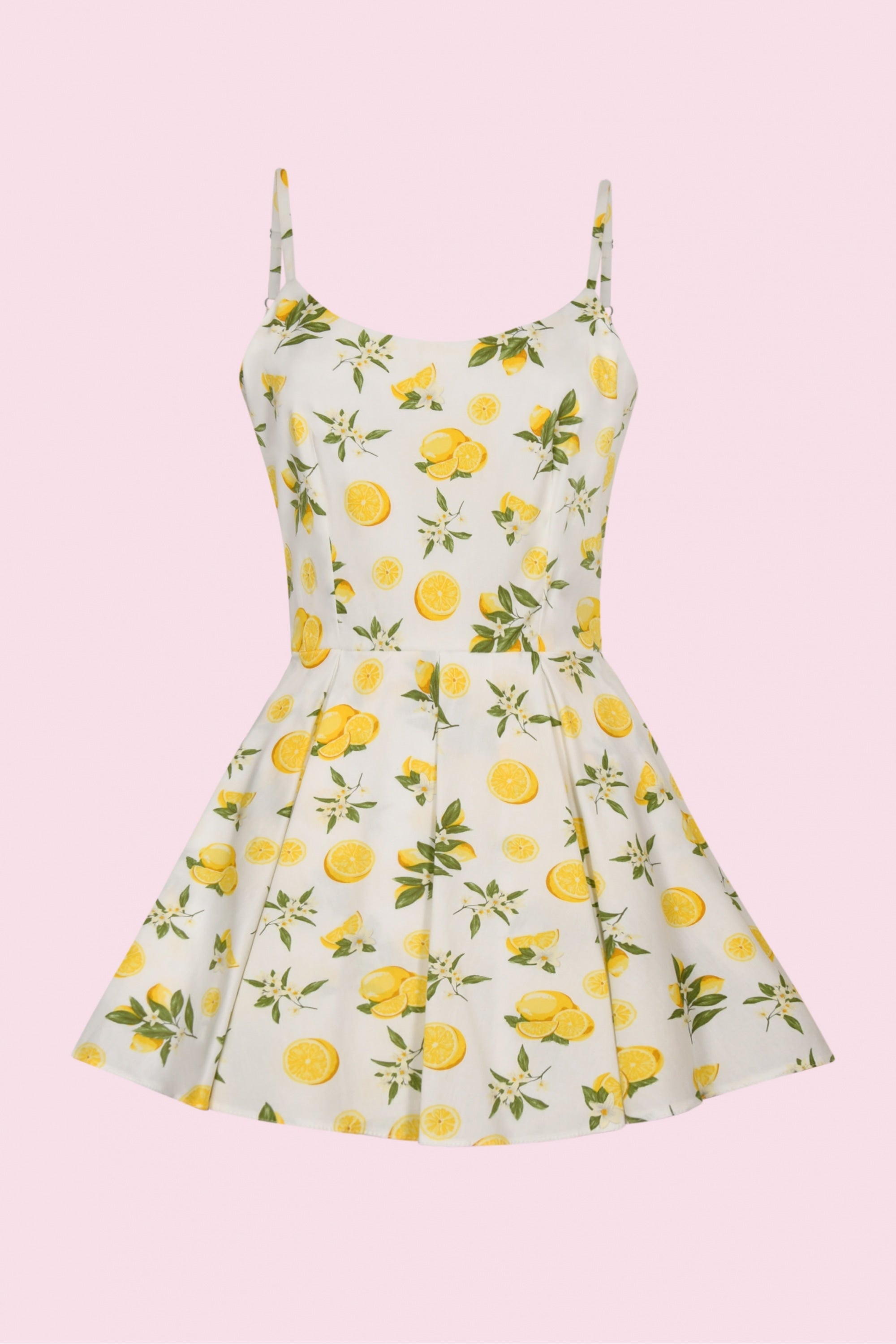 Priscilla Lemon Print Playsuit