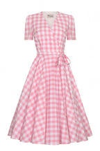 Eloise Gingham Wrap Midi Dress