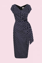 Hourglass Polka Dot Pencil Dress