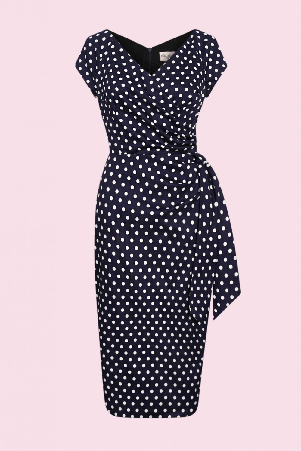 Hourglass Polka Dot Pencil Dress