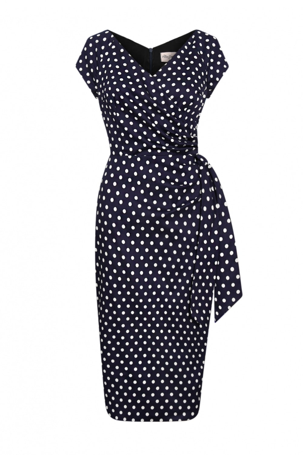 Hourglass Polka Dot Pencil Dress