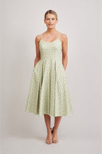 Priscilla Ditsy Midi Dress
