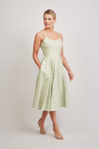 Priscilla Ditsy Midi Dress
