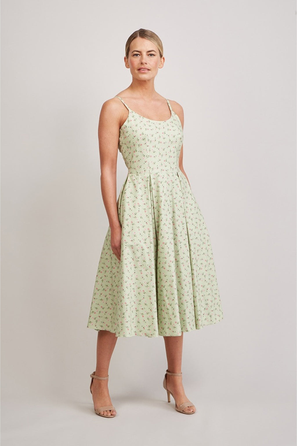 Priscilla Ditsy Midi Dress
