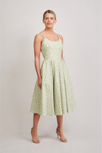 Priscilla Ditsy Midi Dress