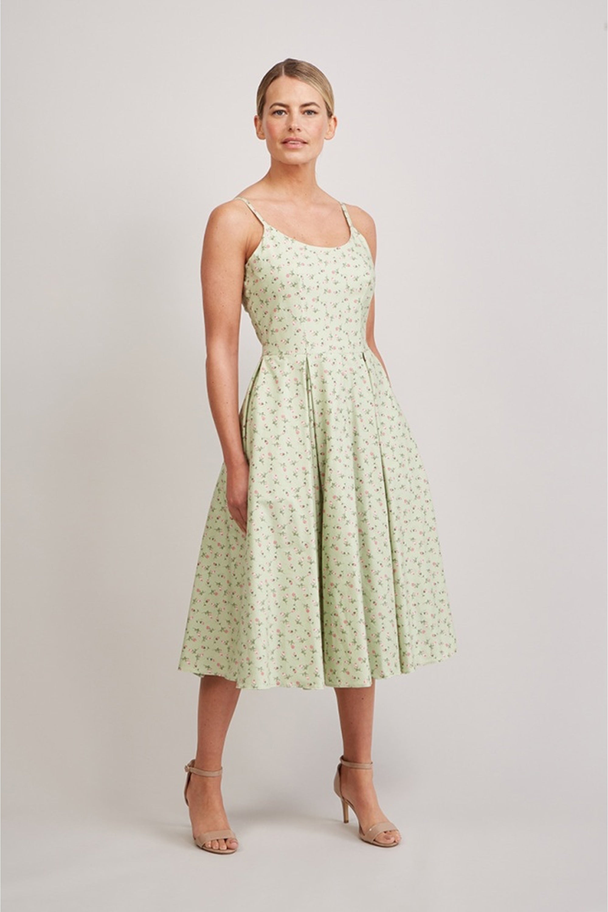 Priscilla Ditsy Midi Dress