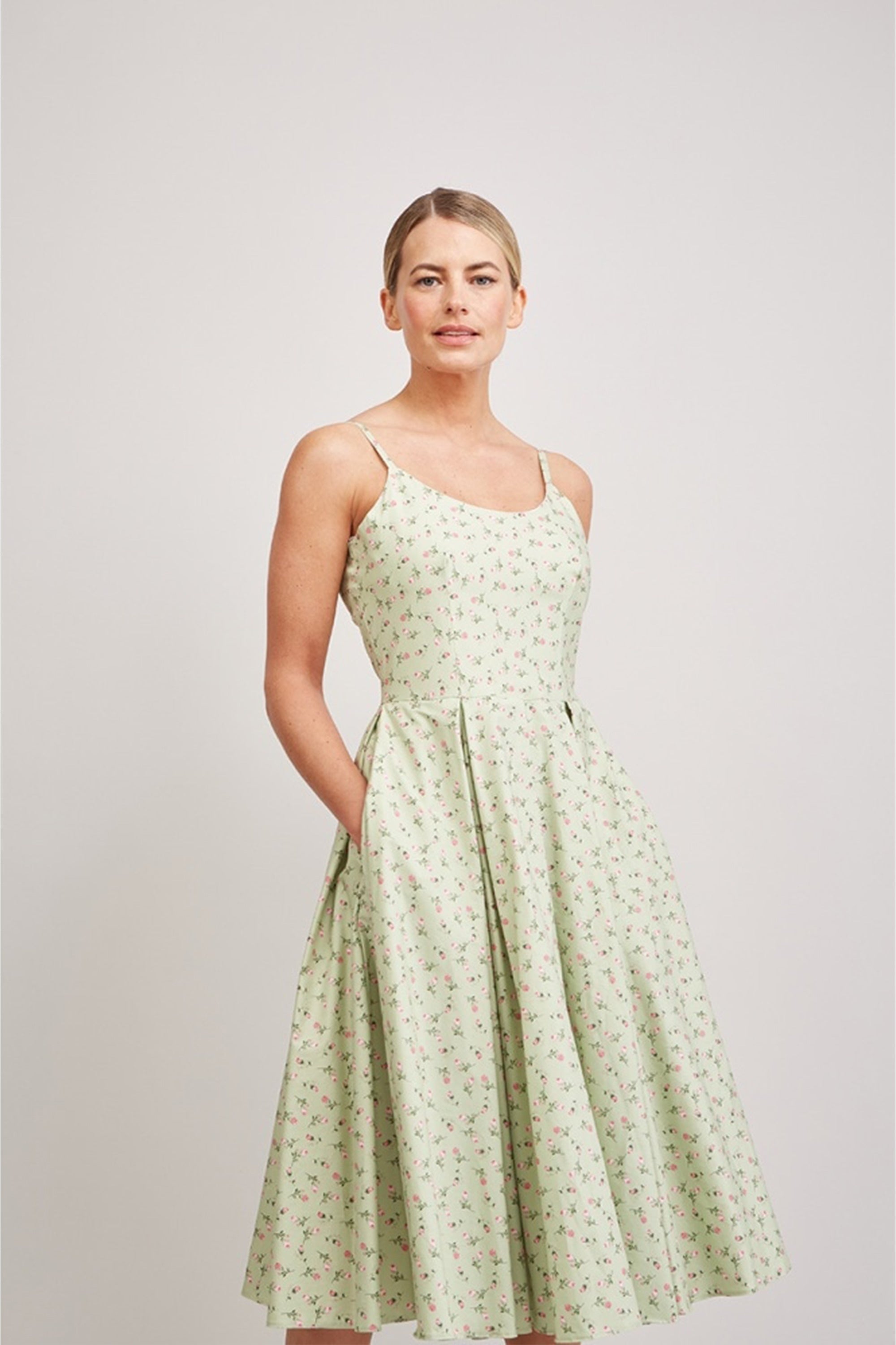 Priscilla Ditsy Midi Dress