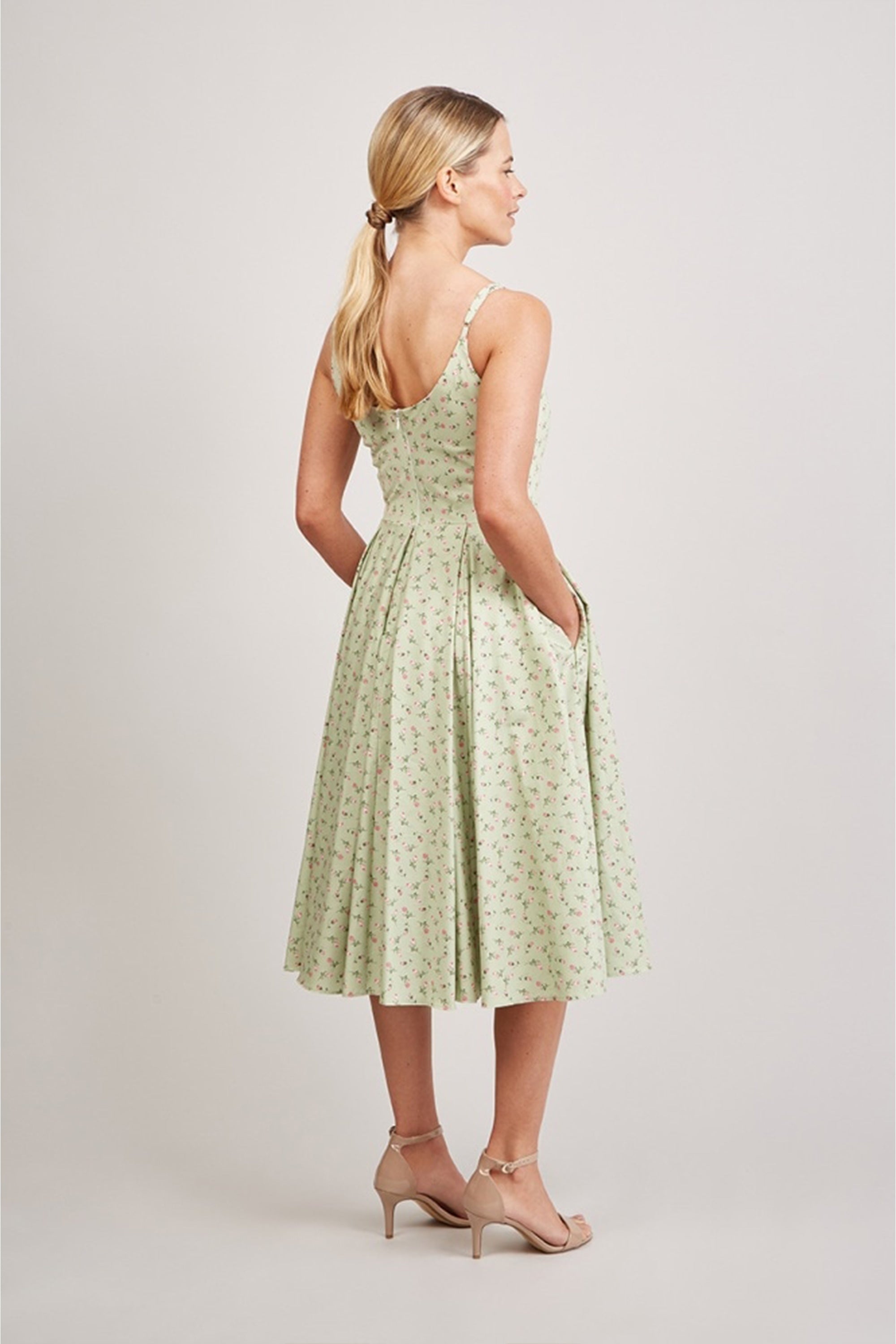 Priscilla Ditsy Midi Dress