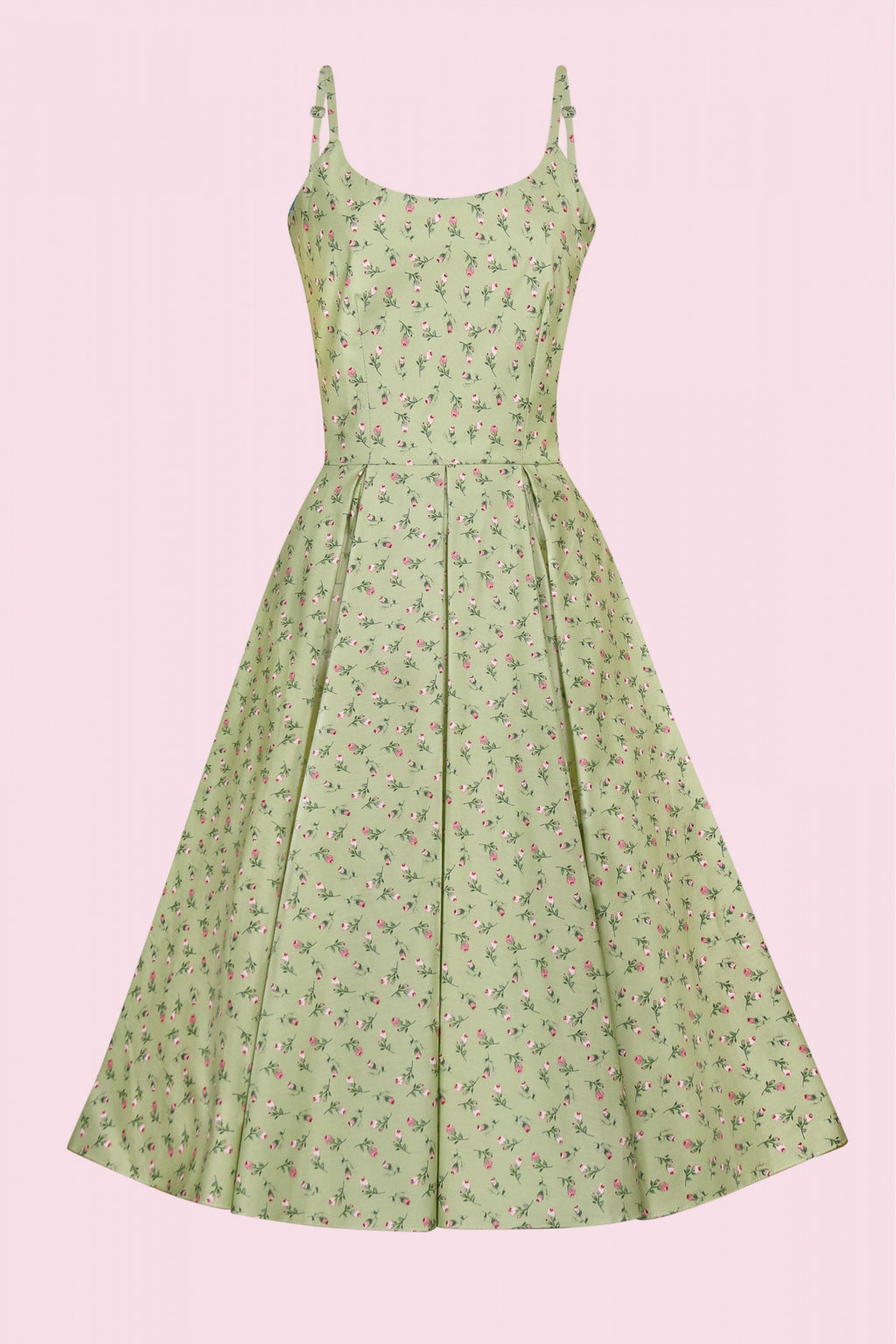 Priscilla Ditsy Midi Dress