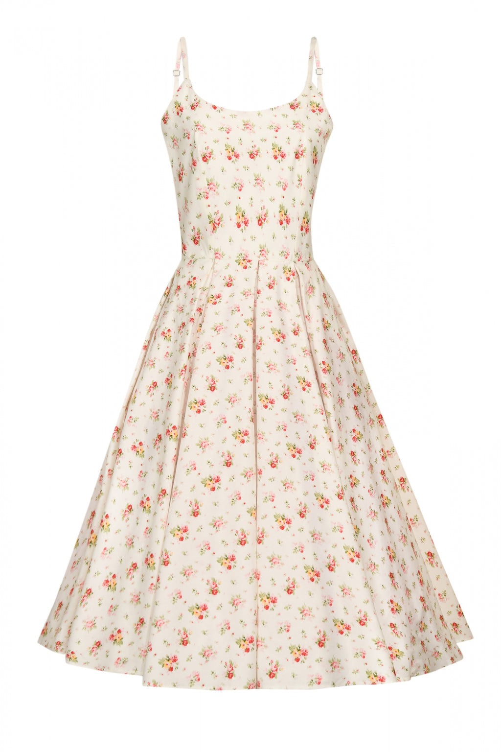 Priscilla Vintage Ditsy Midi Dress