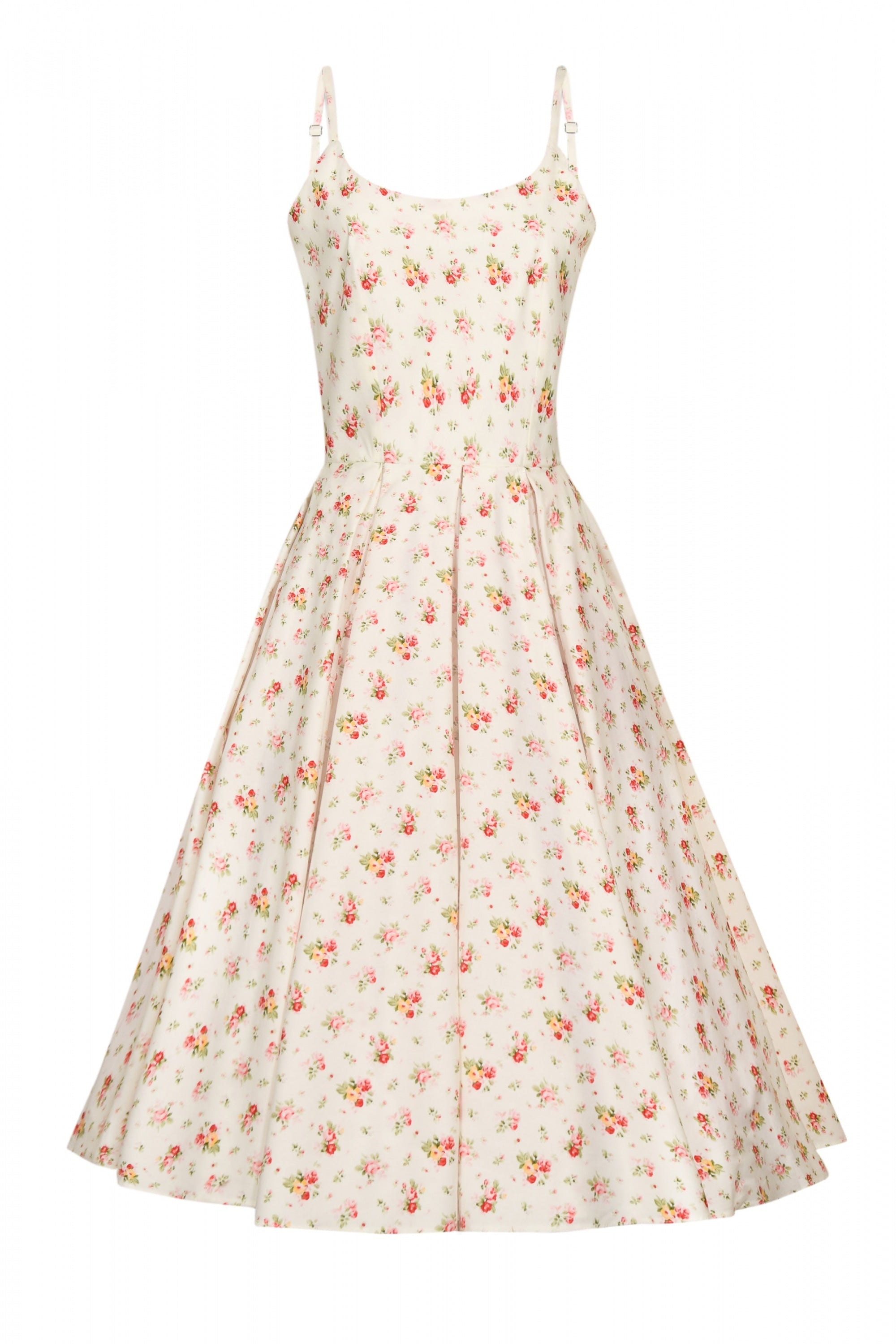 Priscilla Vintage Ditsy Midi Dress
