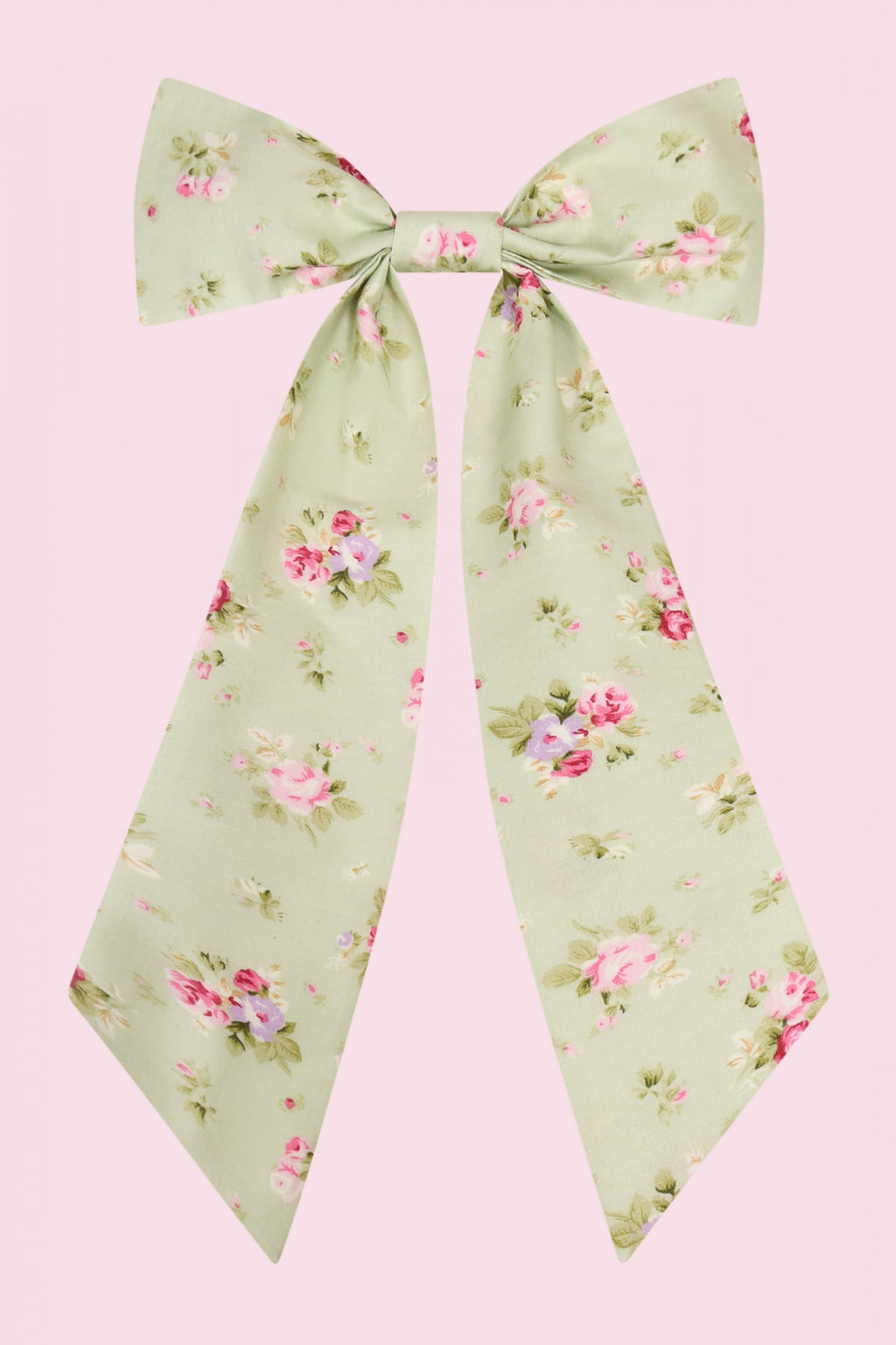 Large Vintage Ditsy Hair Bow