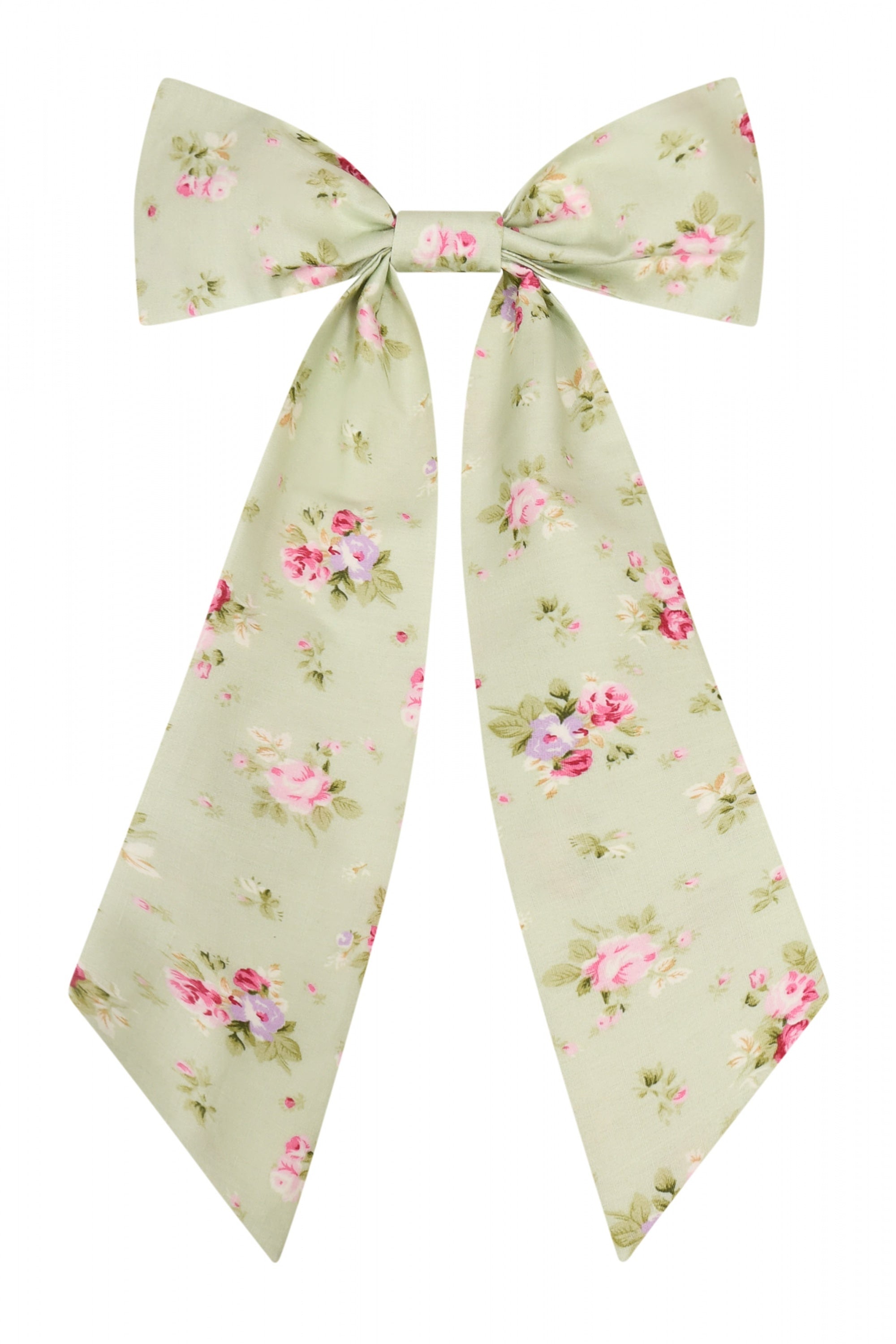 Large Vintage Ditsy Hair Bow