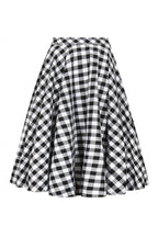 Gingham Circle Midi Skirt