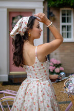 Priscilla Vintage Ditsy Midi Dress