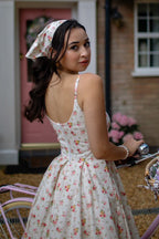 Priscilla Vintage Ditsy Midi Dress