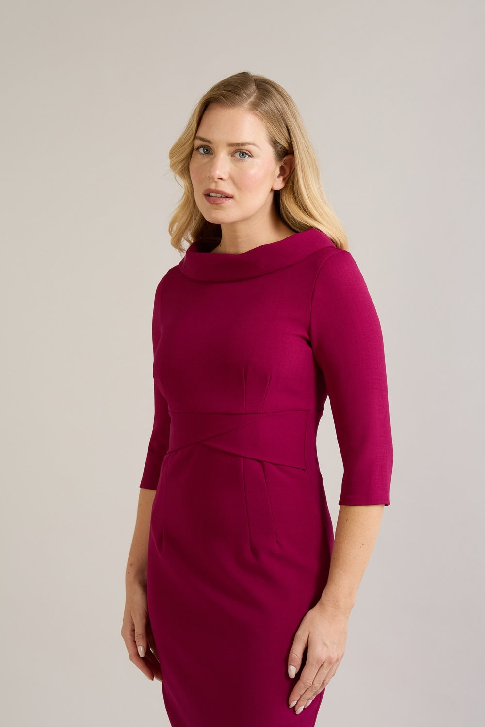 Kennedy Roll Collar Pencil Dress