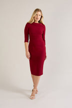 Kennedy Roll Collar Pencil Dress